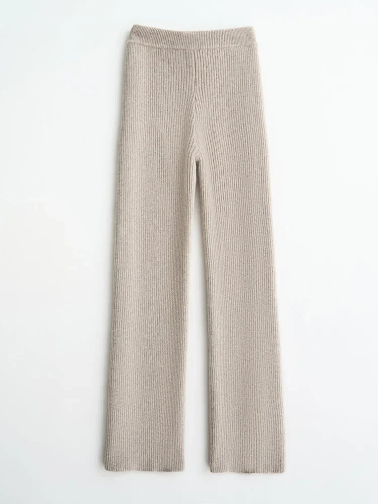 Laurencia | 30% Merino Knit Wide Leg Pants