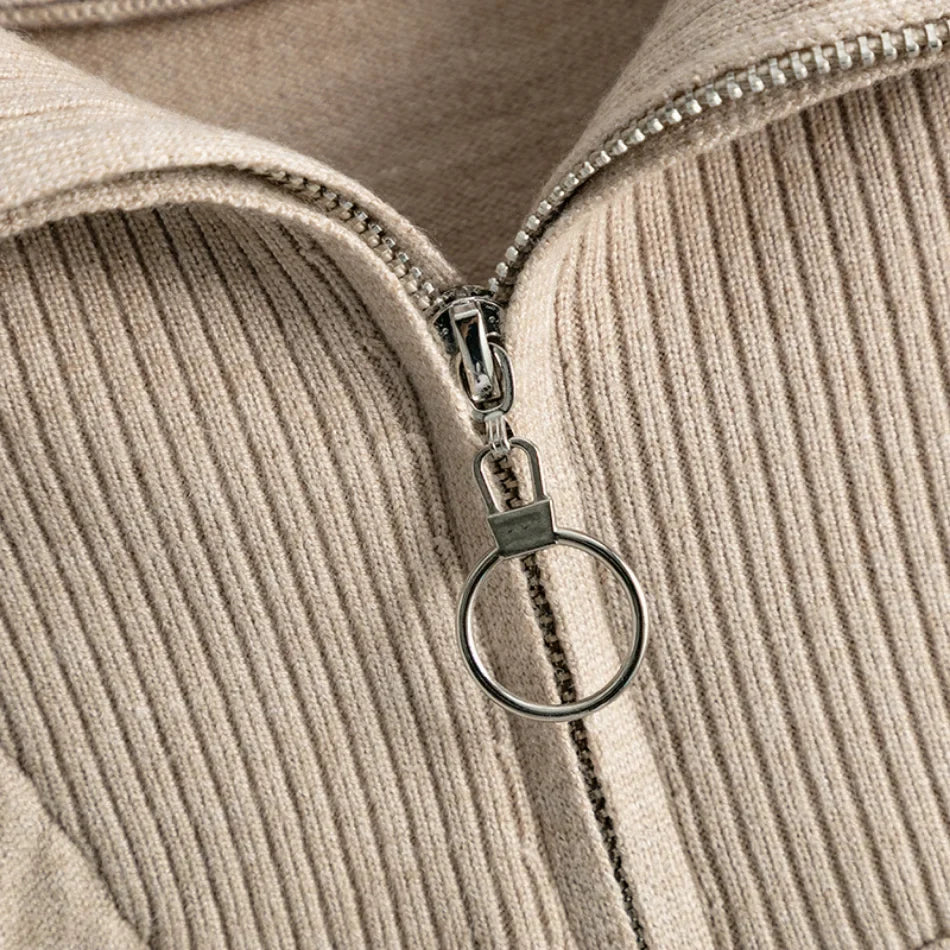 Thomasine | Half Zip Knit Two Piece Set
