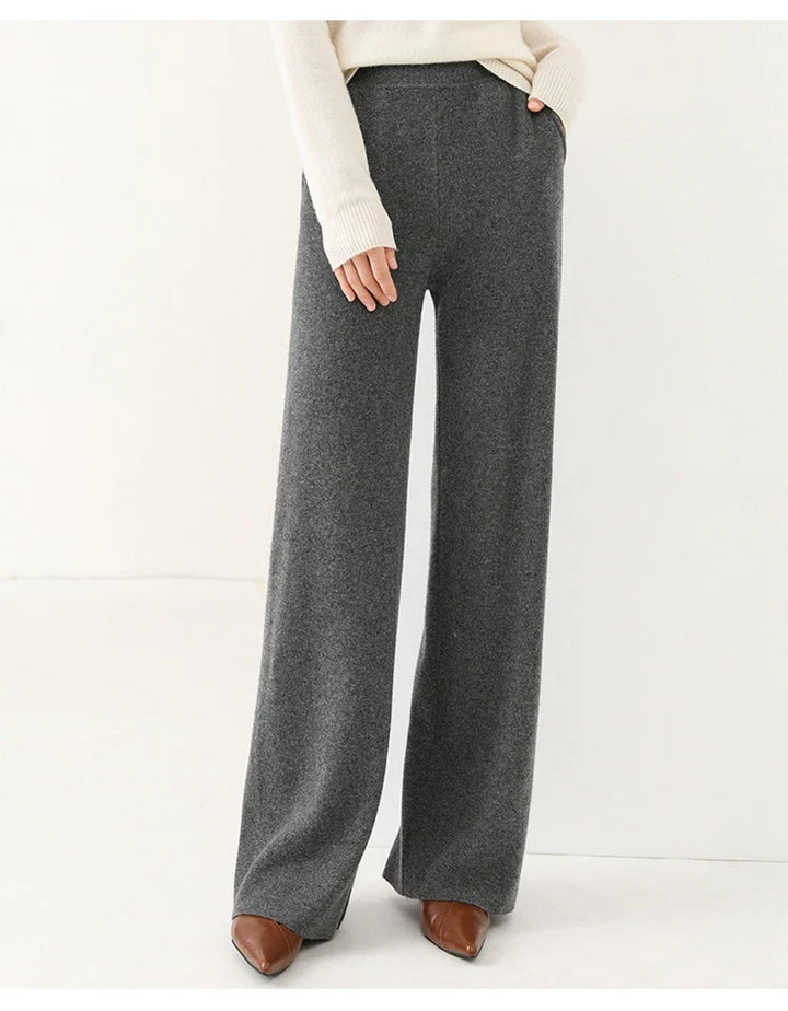 Gracieuse | 100% Merino Wool Knit Pants