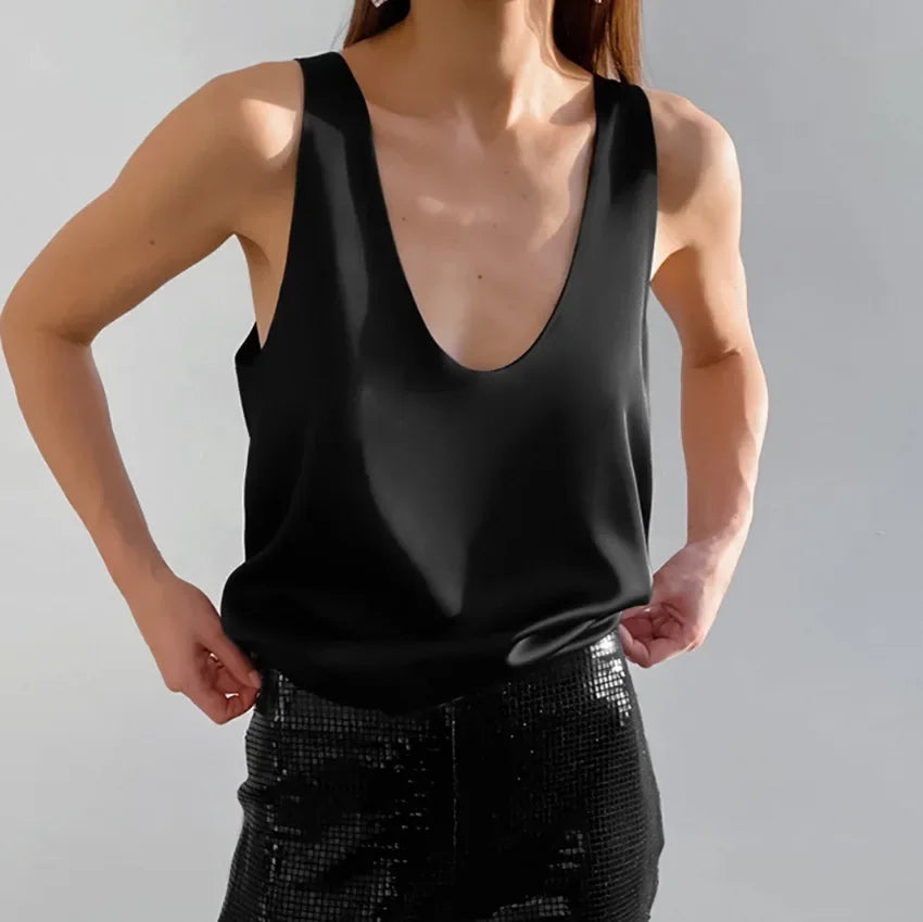 Médard | Satin Weave Base Layer Tank