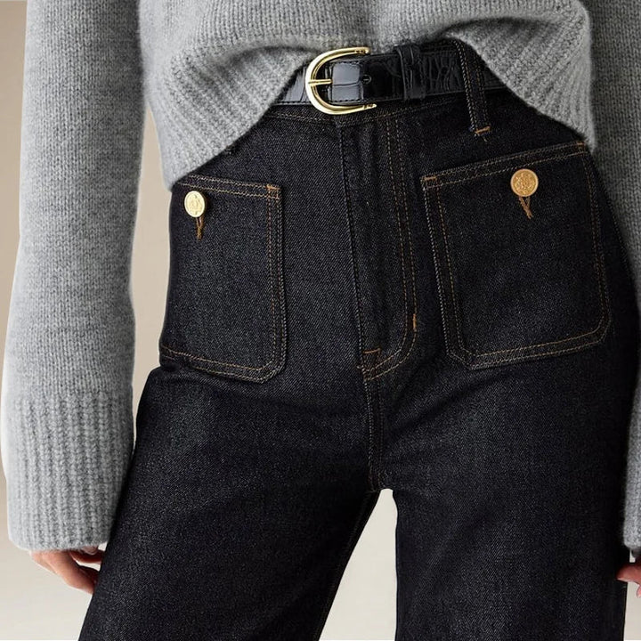 Johanne | High Waist Wide Leg Denim Jeans