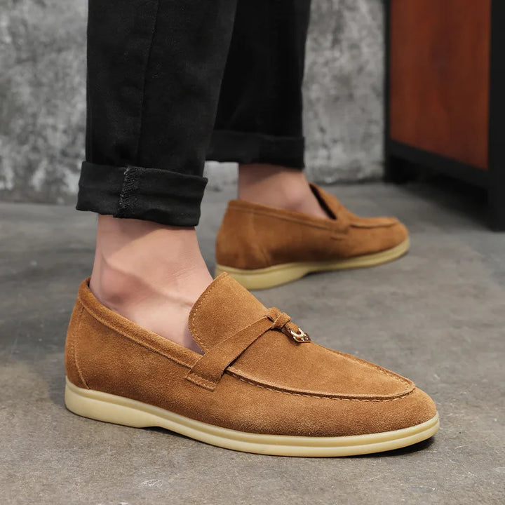 Maxime | Genuine Suede Tassel Loafers