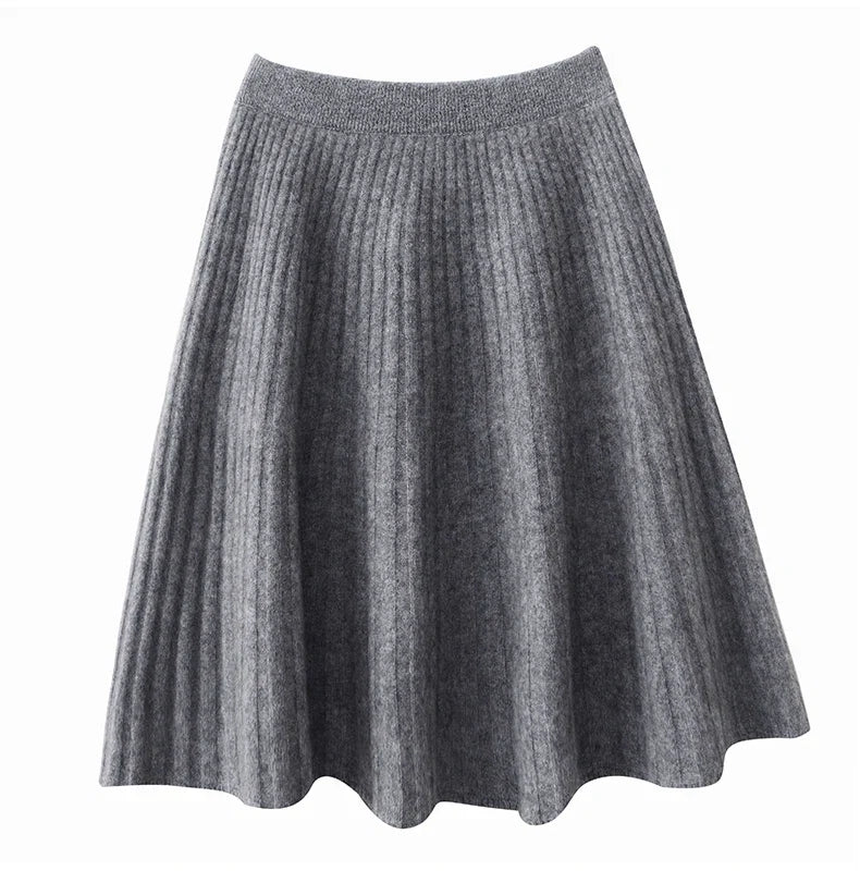 Laurentine | Merino Wool Mini Skirt