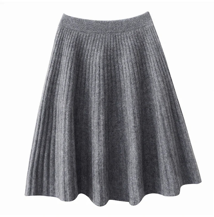 Laurentine | Merino Wool Mini Skirt