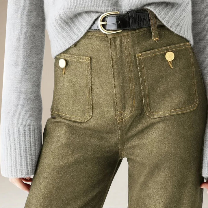 Johanne | High Waist Wide Leg Denim Jeans
