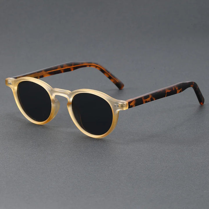 Two Tone Round UV400 Sunglasses