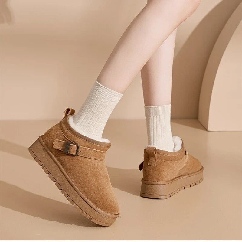 Faye | Fur-Lined Platform Snow Boots