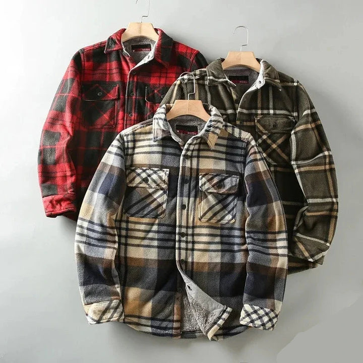 Patrice | Fleece Lined Flannel Shirt Jacket