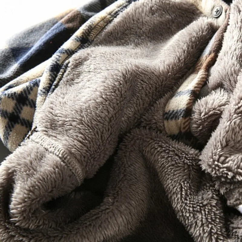Patrice | Fleece Lined Flannel Shirt Jacket