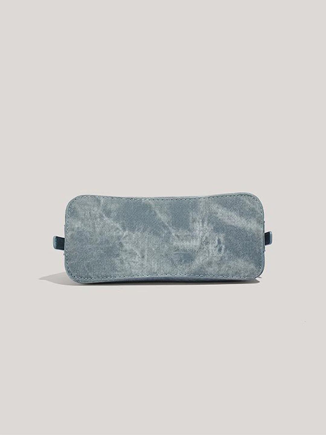 Textured Denim Bag, Heavy Chain Strap
