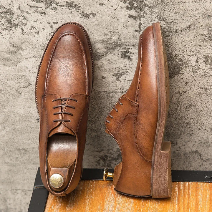 Désiré | Closed Lacing Leather Oxfords