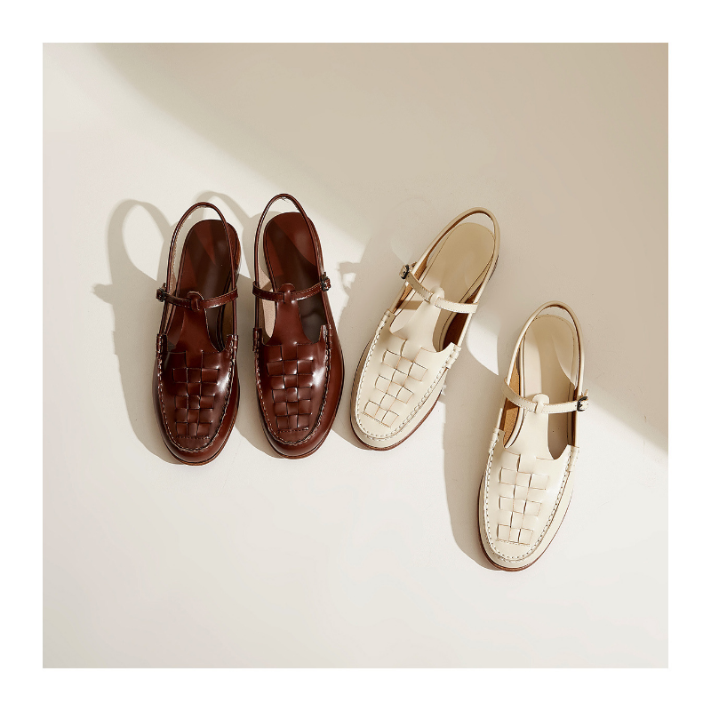 Peggy | Italian Leather Slingback Sandals