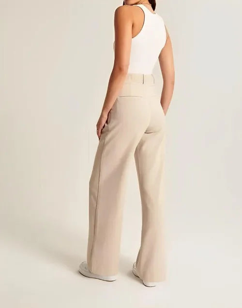Liliane | High Waist Wide Leg Trousers