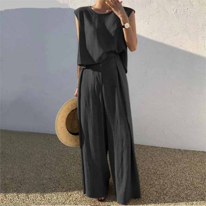 Donatienne | Tank and Wide Trouser Set
