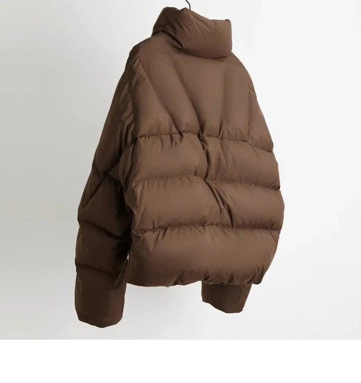 Léonide | Quilted Funnel Neck Parka