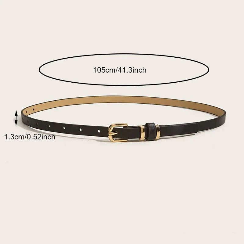 Leopard Print Leather Belt, 41 in