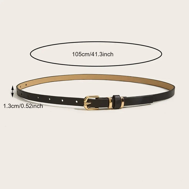Leopard Print Leather Belt, 41 in