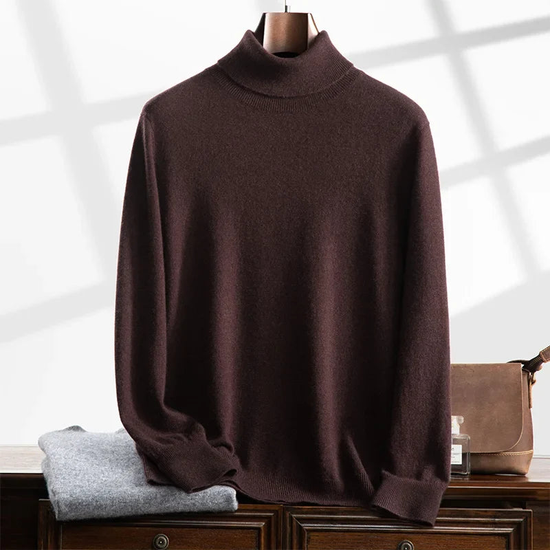 Jean-Guy | 100% Cashmere Low Turtleneck