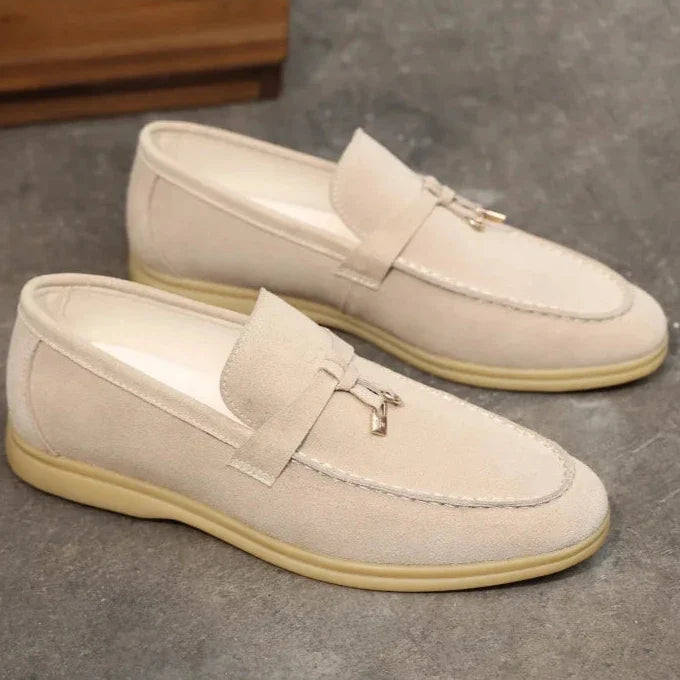Maxime | Genuine Suede Tassel Loafers