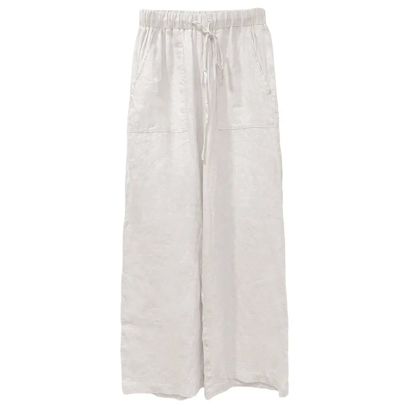 Delima | Pure Linen Drawstring Pants