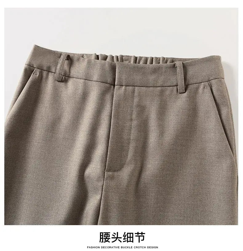 Josee | Tapered Ankle High Waist Trousers