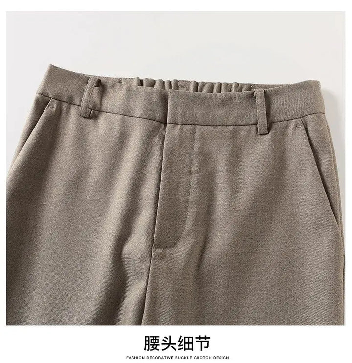 Josee | Tapered Ankle High Waist Trousers