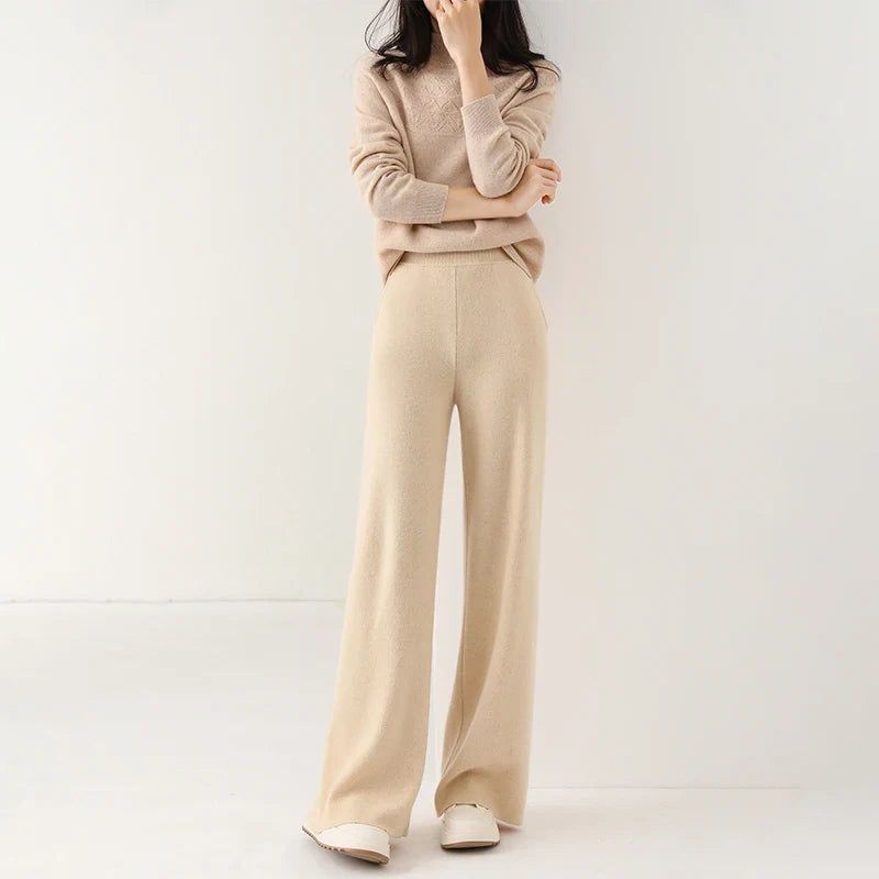 Gracieuse | 100% Merino Wool Knit Pants