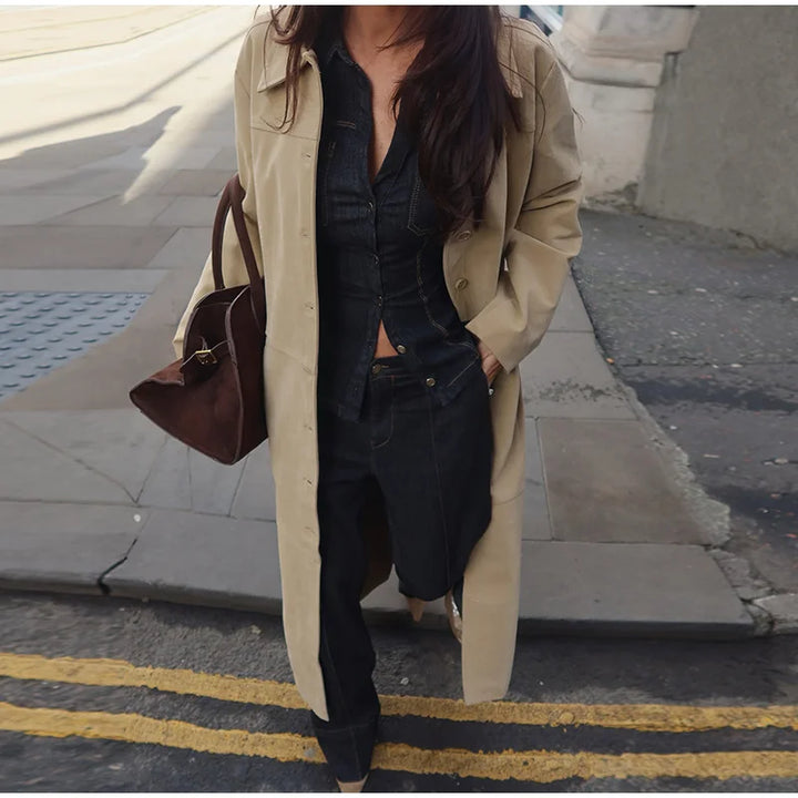 Anne | Heavy Denim Blazer and Trousers