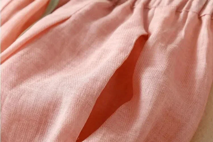 Daphne | 100% Linen Tapered Trousers