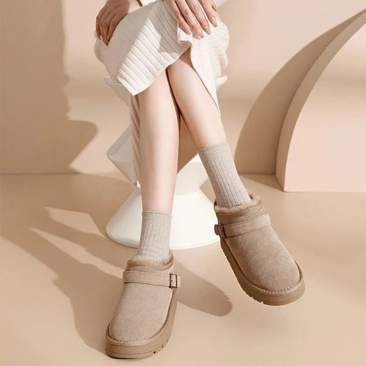 Faye | Fur-Lined Platform Snow Boots
