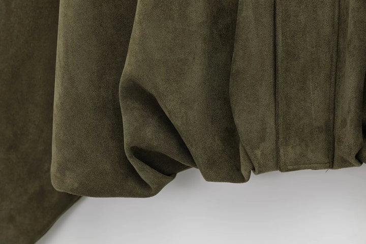 Roseanne | Oversized Suede Bomber