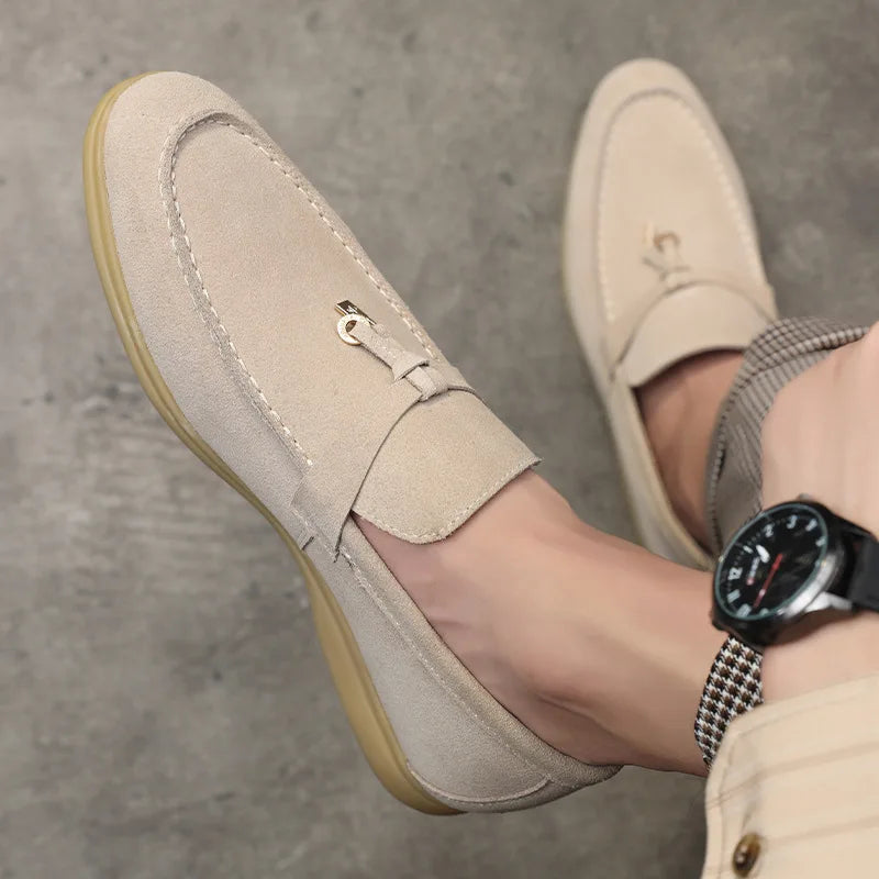 Maxime | Genuine Suede Tassel Loafers