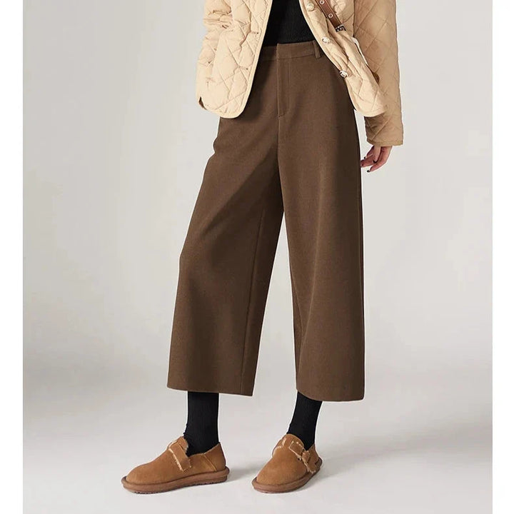 Aubertine | 55% Wool Elastic Waist Pants