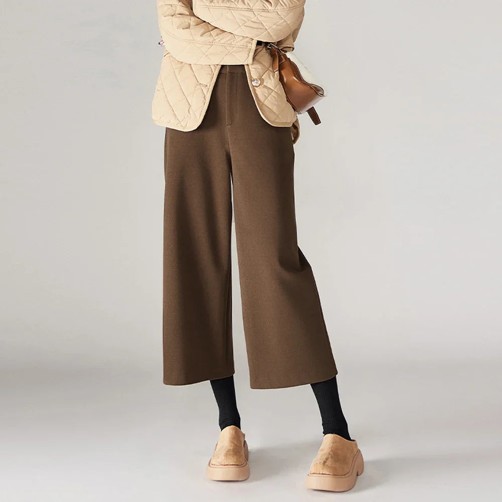 Aubertine | 55% Wool Elastic Waist Pants
