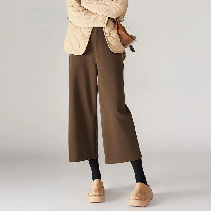 Aubertine | 55% Wool Elastic Waist Pants