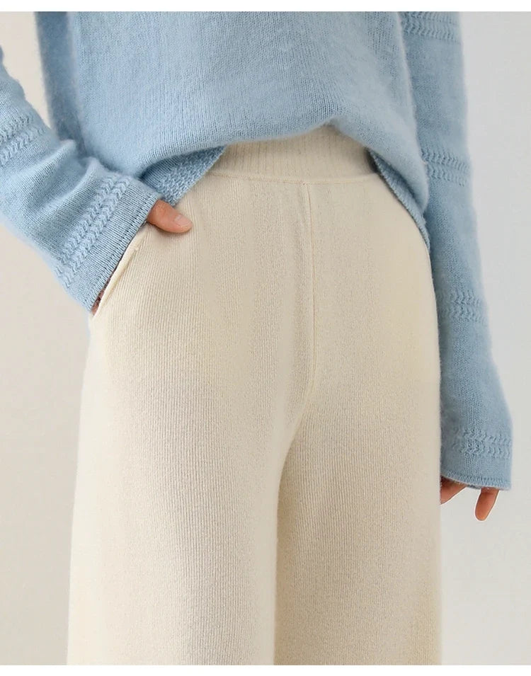 Gracieuse | 100% Merino Wool Knit Pants
