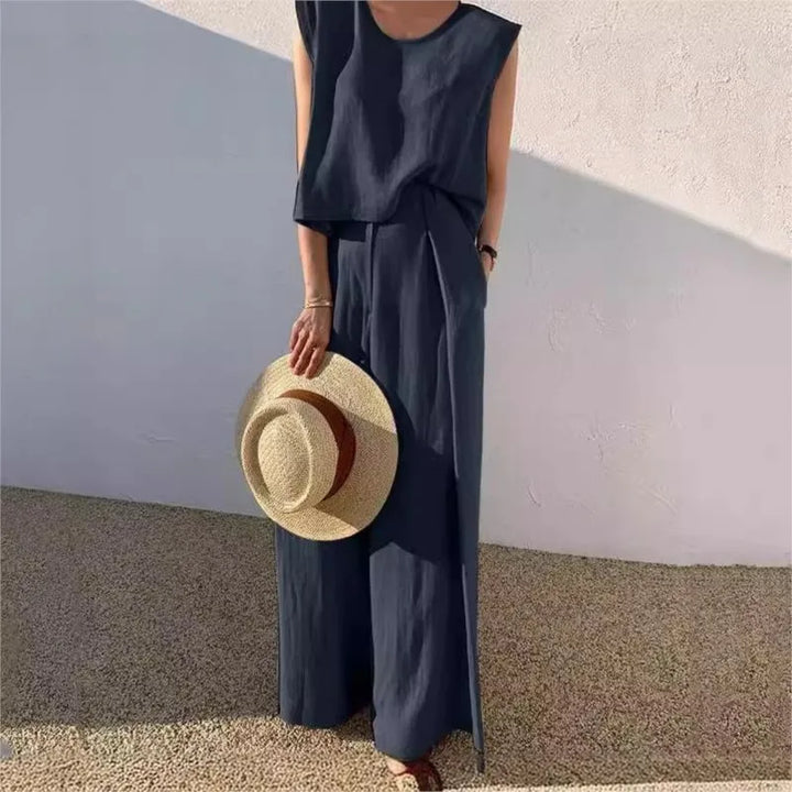 Donatienne | Tank and Wide Trouser Set