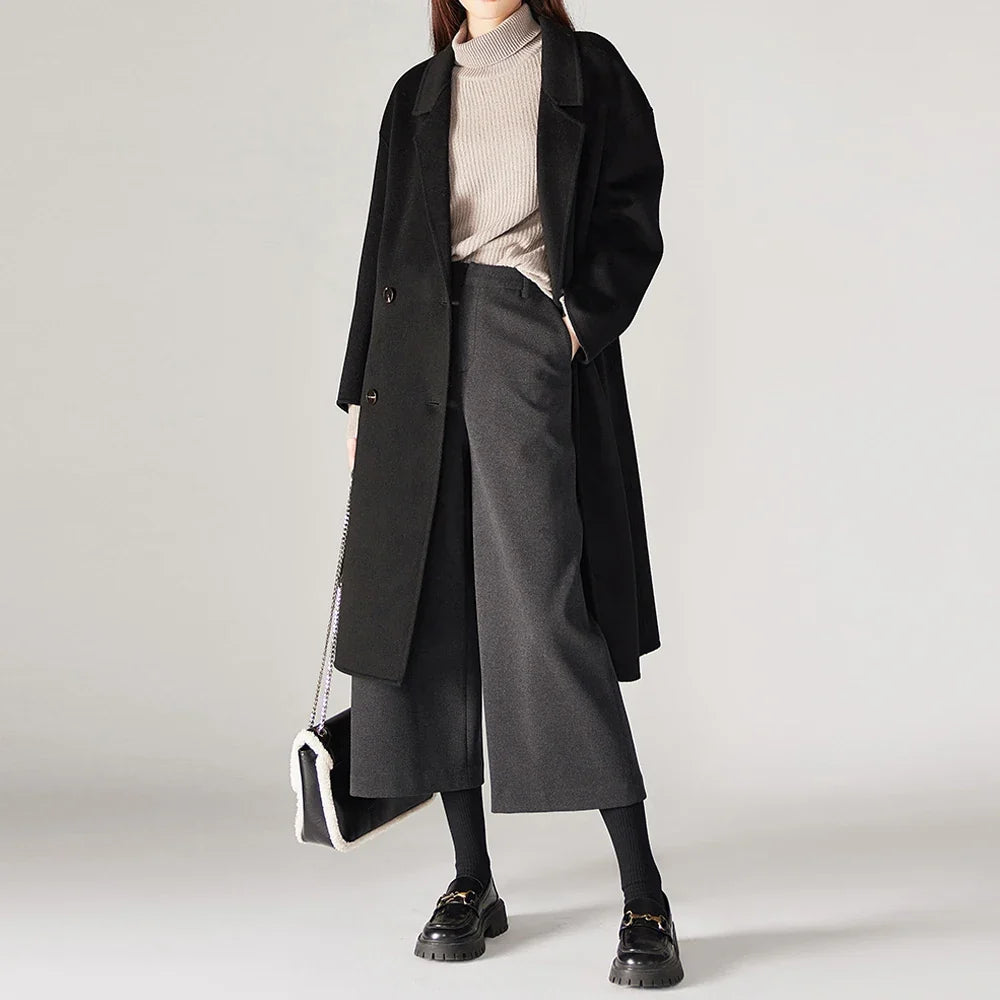 Aubertine | 55% Wool Elastic Waist Pants
