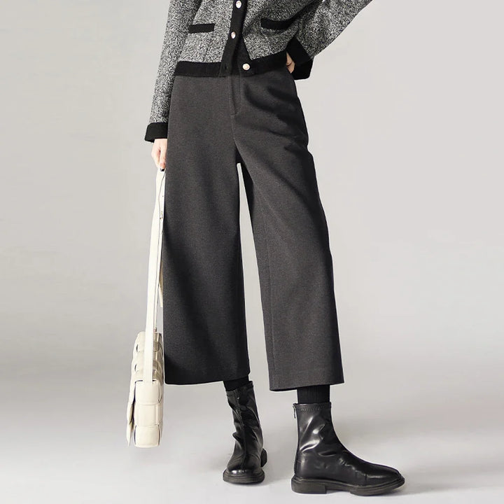 Aubertine | 55% Wool Elastic Waist Pants