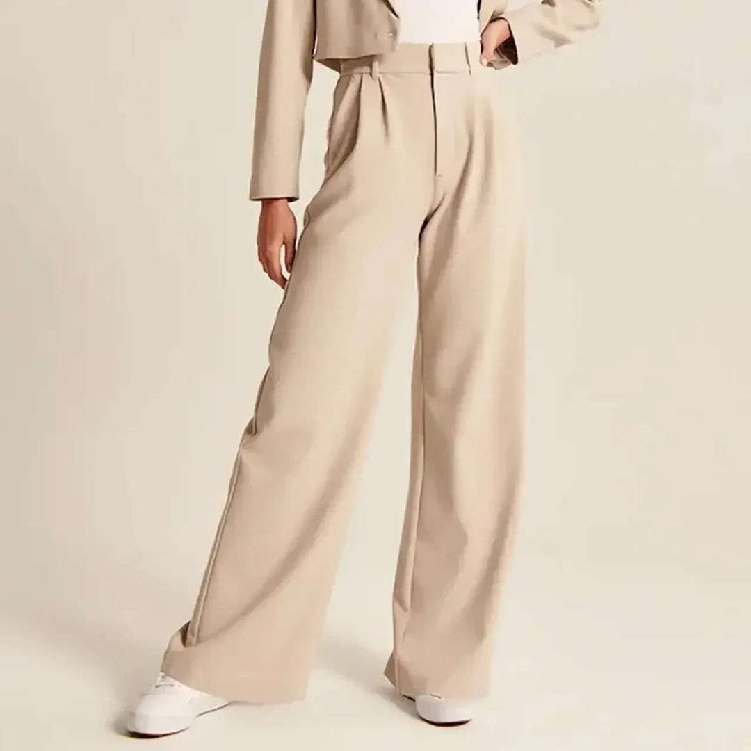 Liliane | High Waist Wide Leg Trousers