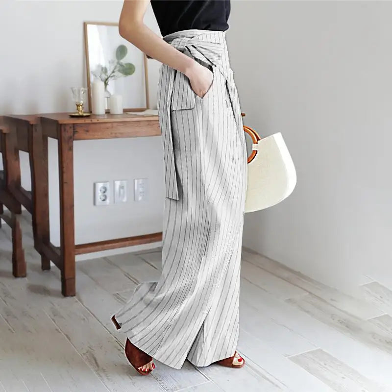 Paquerette | Cotton Pinstripe Trousers