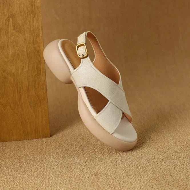 Bathilde | Crossover Band Padded Slides