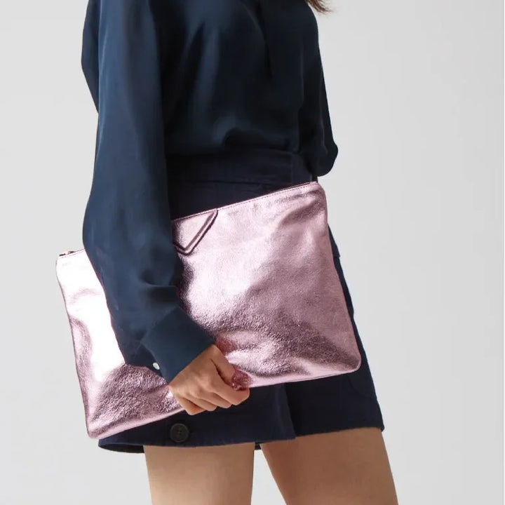 Metallic Hard Shell Evening Clutch