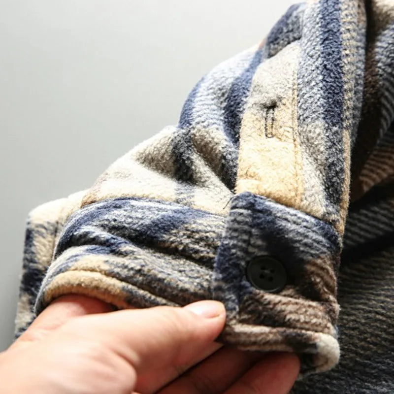 Patrice | Fleece Lined Flannel Shirt Jacket