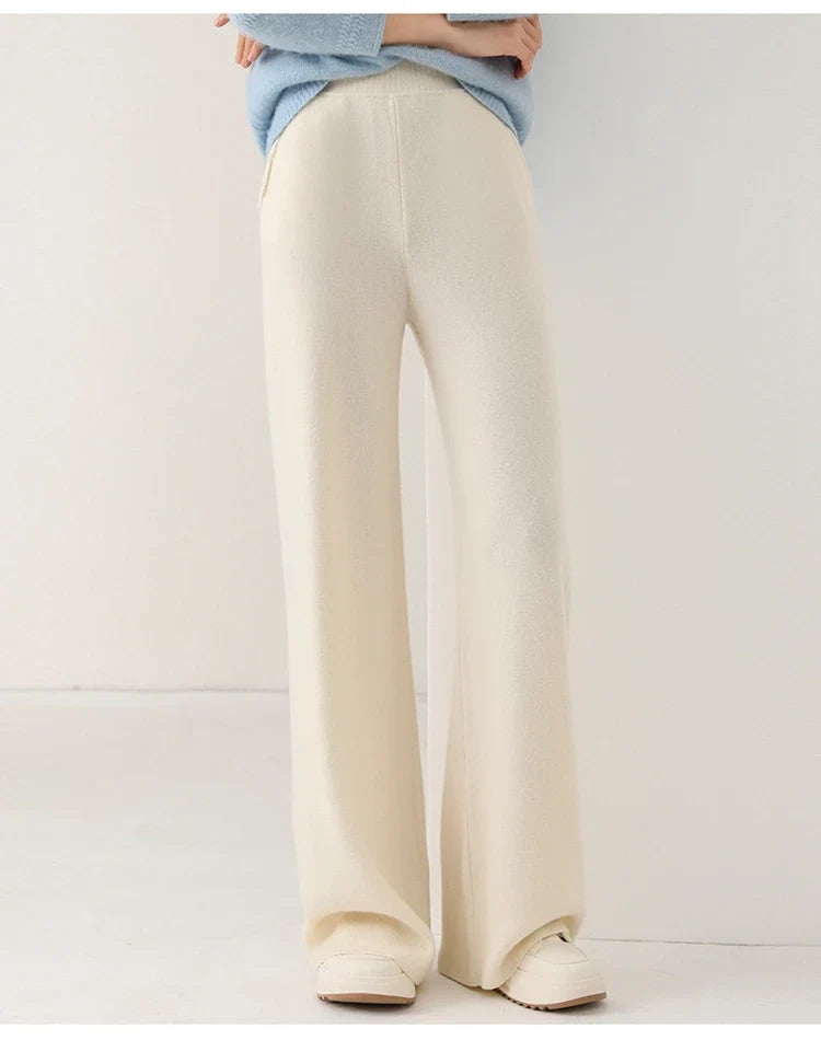 Gracieuse | 100% Merino Wool Knit Pants
