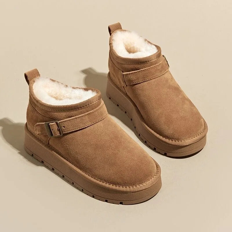 Faye | Fur-Lined Platform Snow Boots