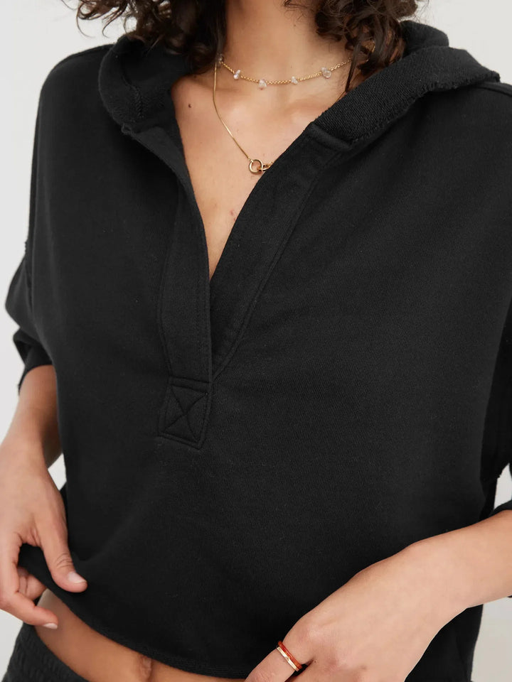 Philippa | 50% Cotton Cropped Hoodie