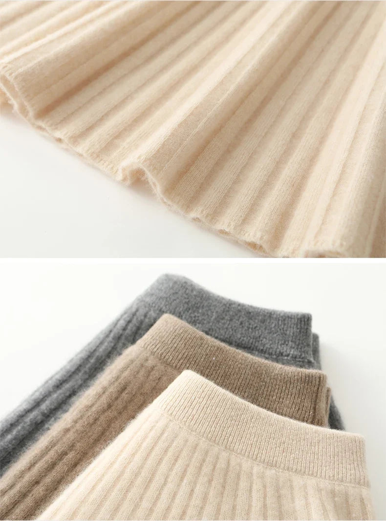 Laurentine | Merino Wool Mini Skirt