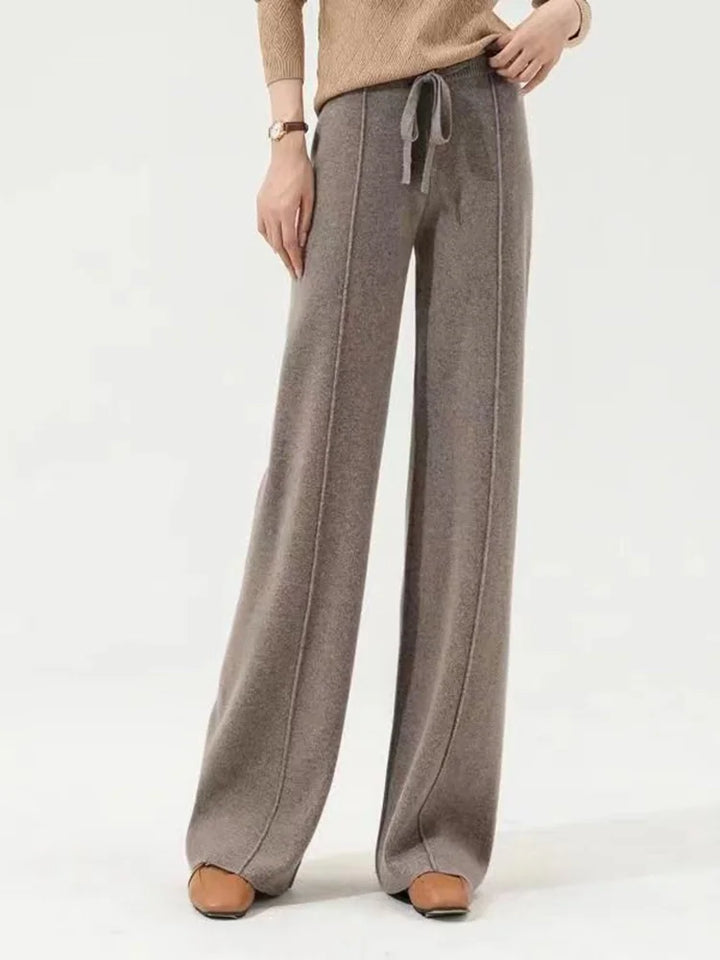Hectorine | Merino Wool Wide Leg Trousers