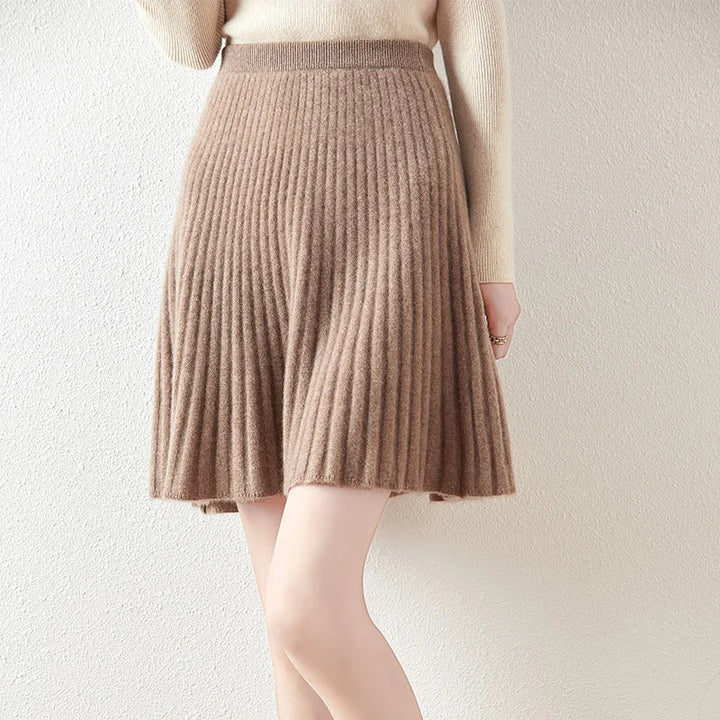 Laurentine | Merino Wool Mini Skirt